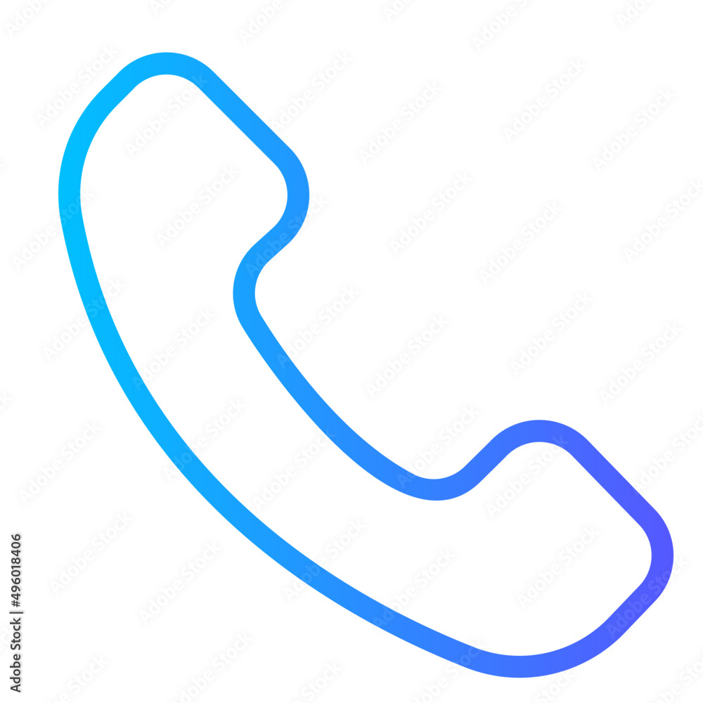 phone call gradient icon
