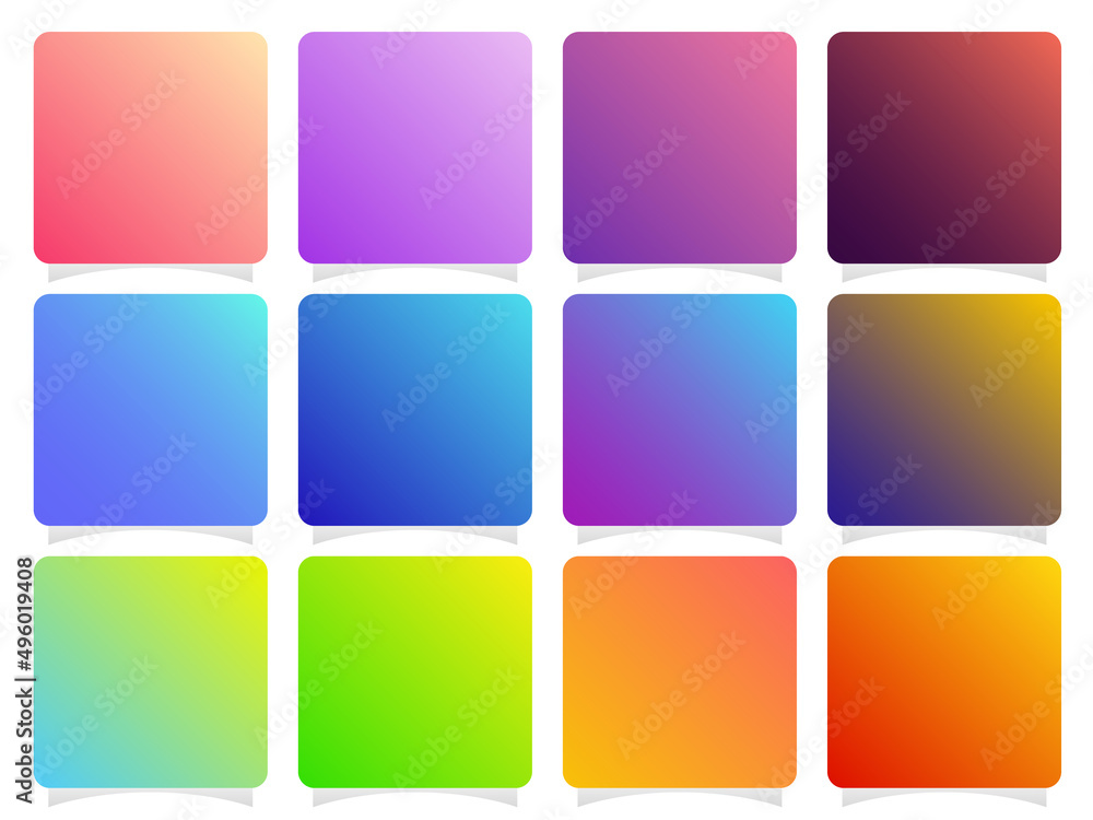 Beautiful vibrant colorful gradients collection Beautiful vibrant colorful gradients collection