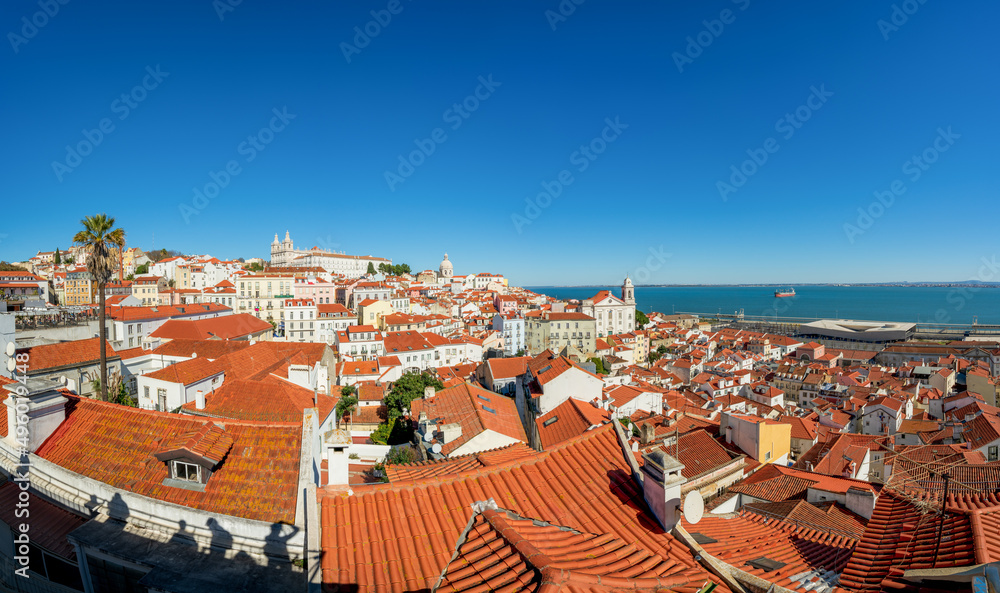 Alfama old town district of Lisbon, Portugal Alfama old town district of Lisbon, Portugal