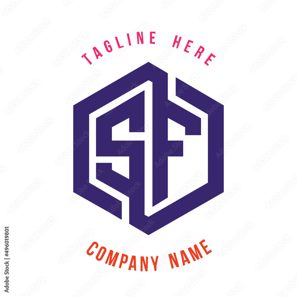 SF lettering logo is simple, easy to understand and authoritative SF lettering logo is simple, easy to understand and authoritative