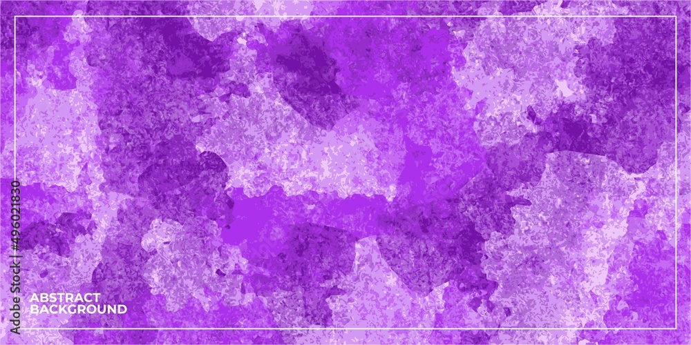 Obraz premium abstract wet purple color stamp background painting