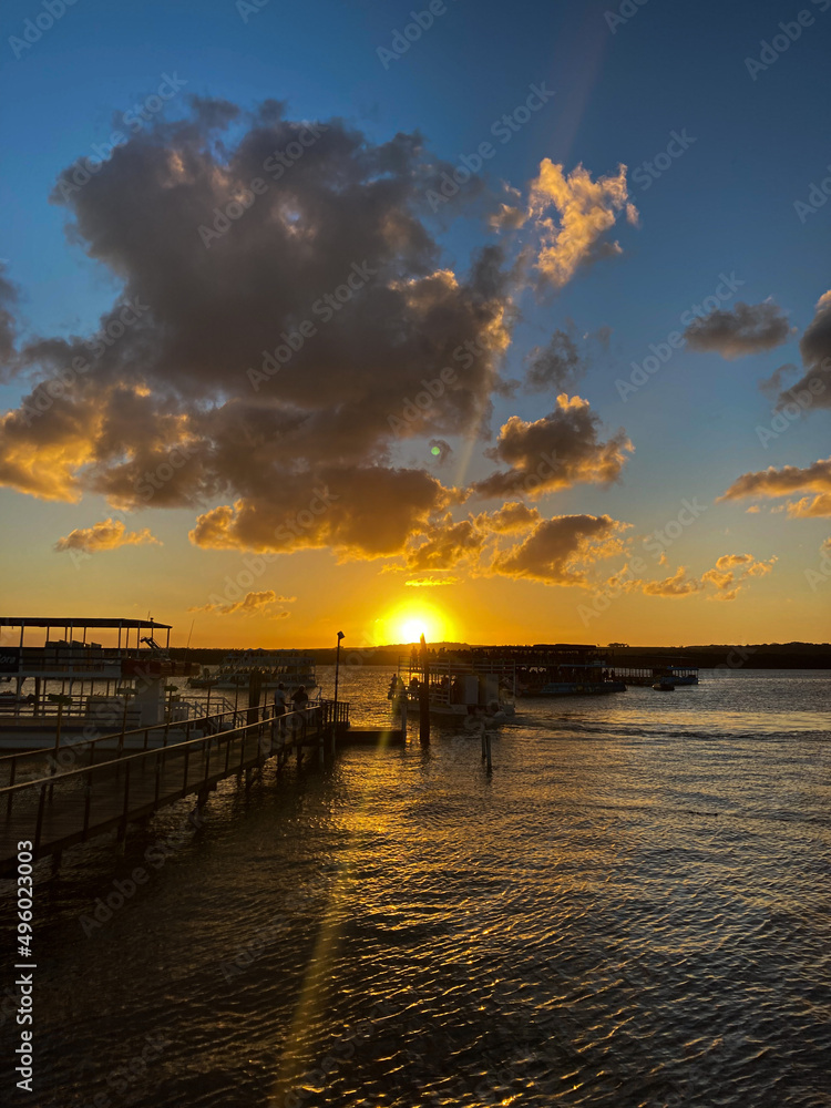 Obraz premium sunset over the sea