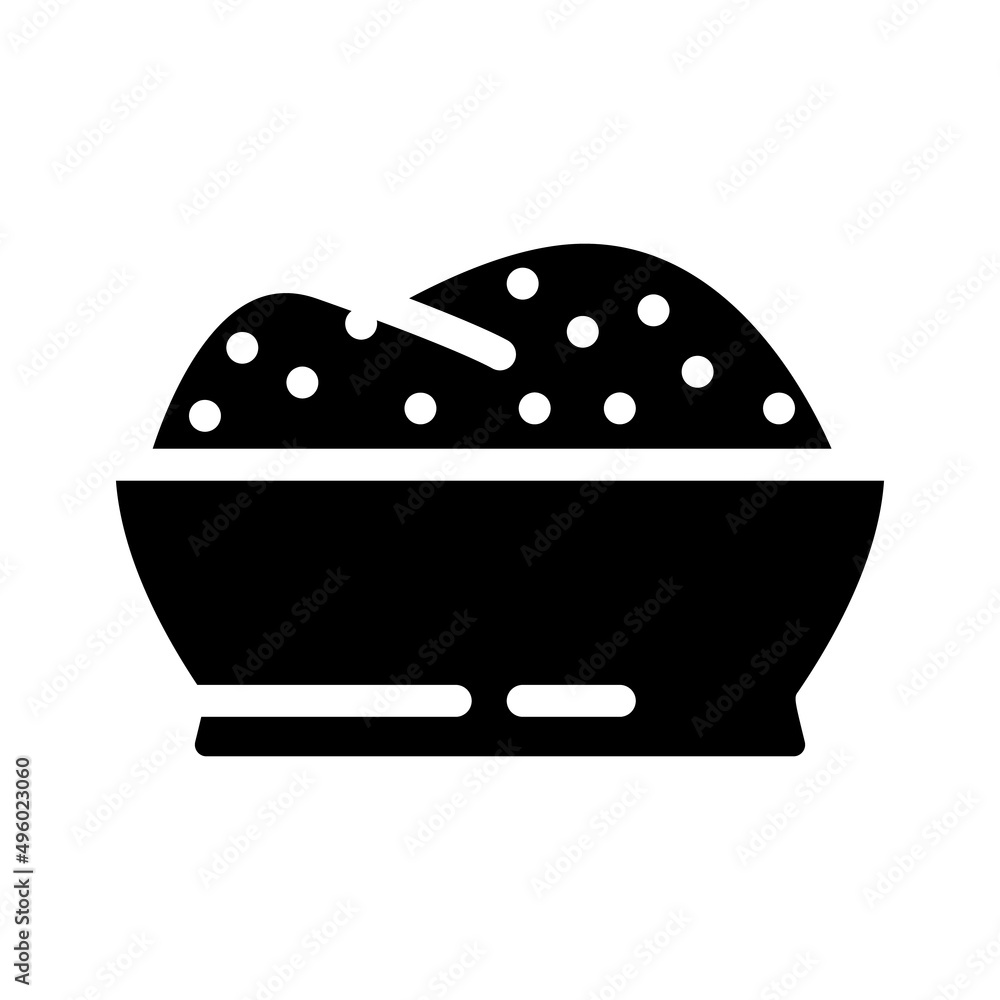 powder spirulina glyph icon vector. powder spirulina sign. isolated contour symbol black illustration powder spirulina glyph icon vector. powder spirulina sign. isolated contour symbol black illustration