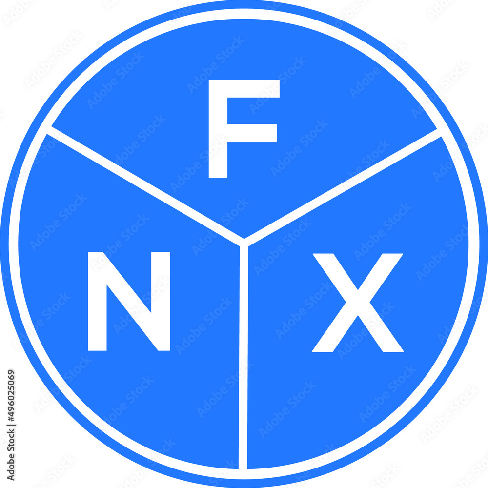 Fototapeta premium FNY letter logo design on black background. FNY creative initials letter logo concept. FNY letter design.