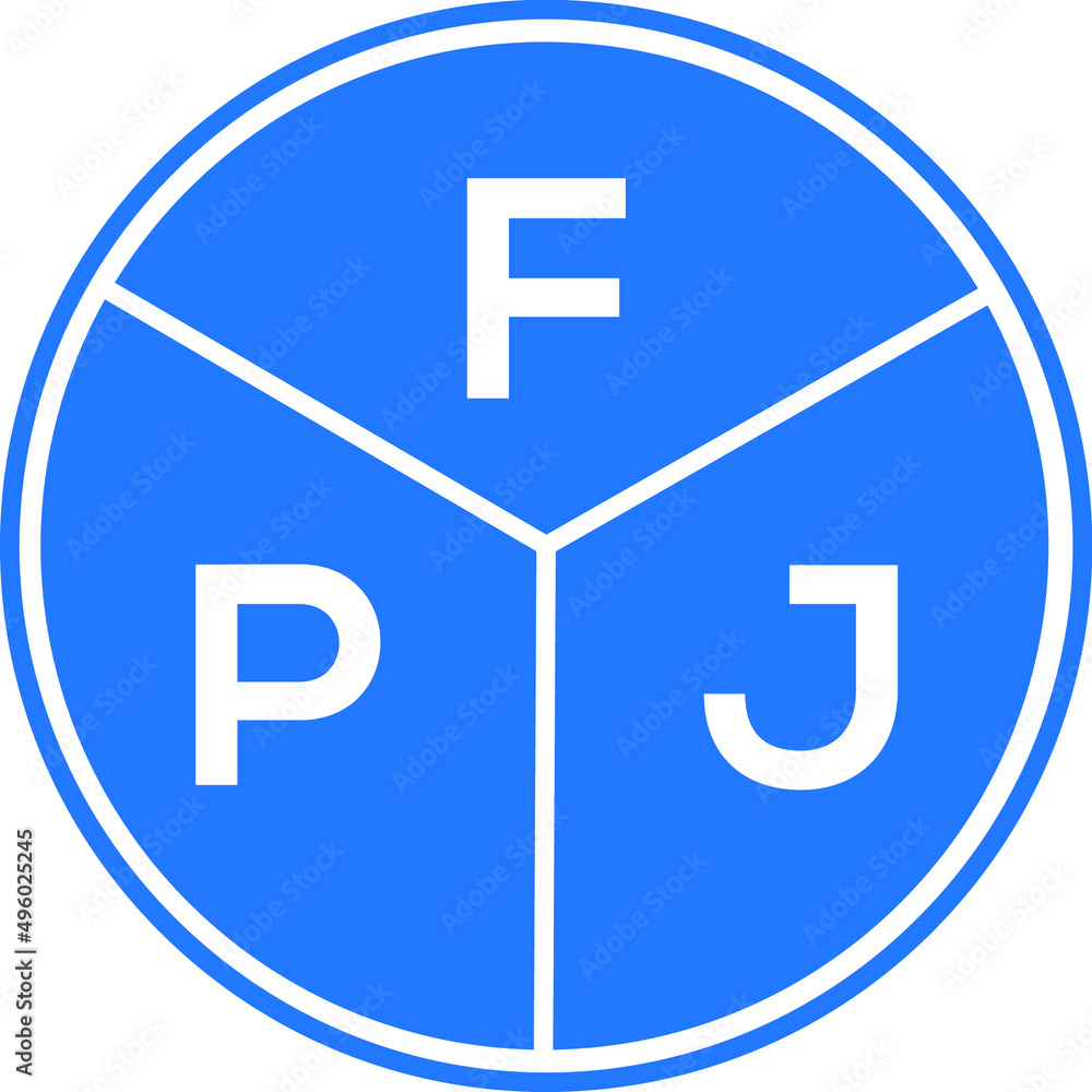 FPJ letter logo design on black background. FPJ creative initials letter logo concept. FPJ letter design FPJ letter logo design on black background. FPJ creative initials letter logo concept. FPJ letter design