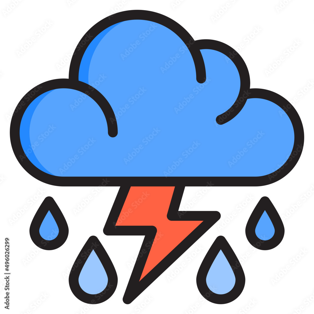 weather color line style icon weather color line style icon