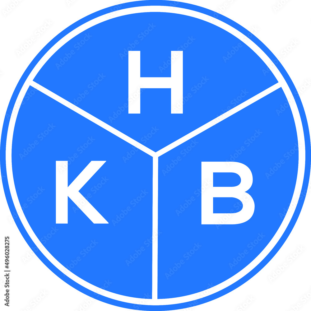 HKB letter logo design on black background. HKB creative initials letter logo concept. HKB letter design. HKB letter logo design on black background. HKB creative initials letter logo concept. HKB letter design.
