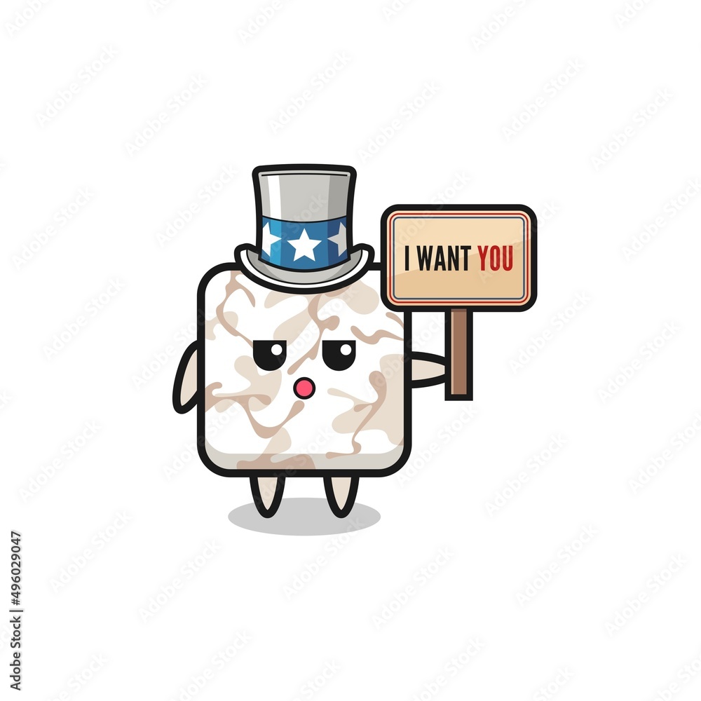 ceramic tile cartoon as uncle Sam holding the banner I want you ceramic tile cartoon as uncle Sam holding the banner I want you