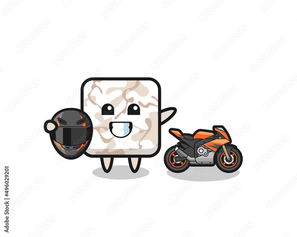 cute ceramic tile cartoon as a motorcycle racer cute ceramic tile cartoon as a motorcycle racer
