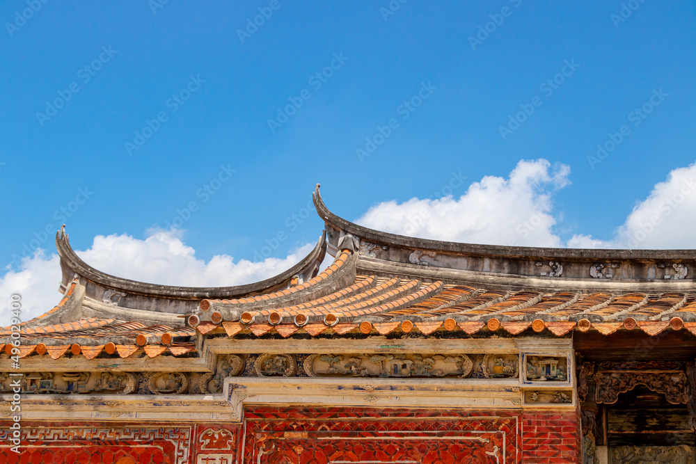 Ancient folk houses in Southern Fujian, China Ancient folk houses in Southern Fujian, China