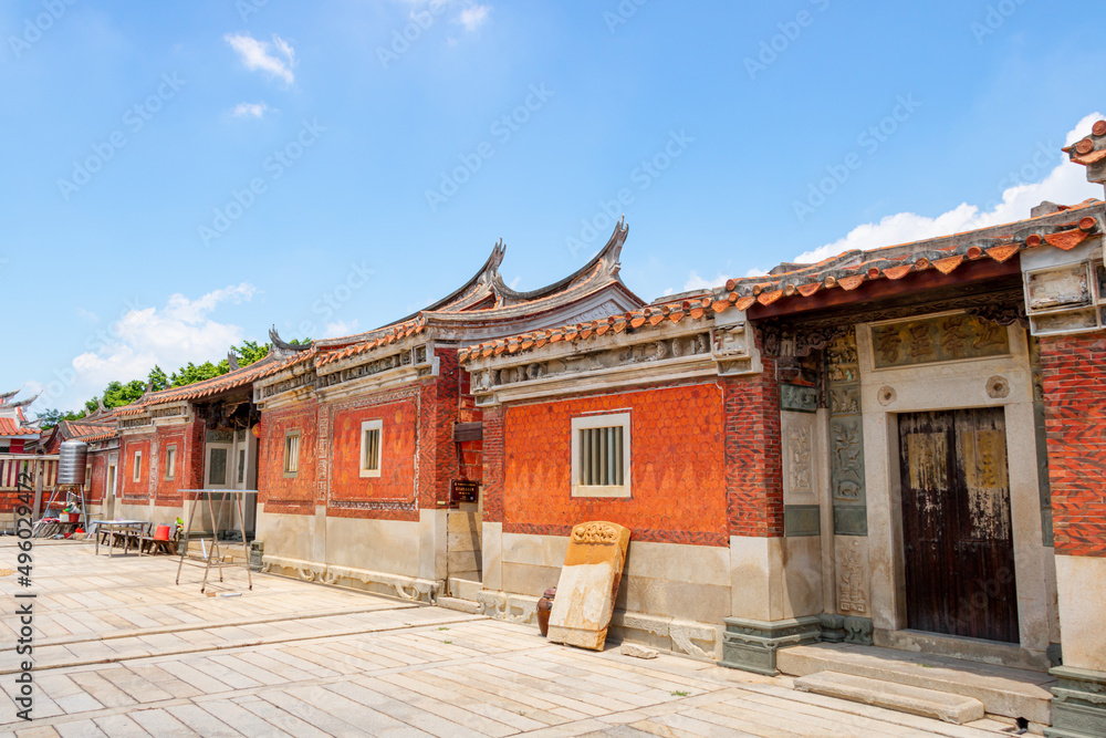 Ancient folk houses in Southern Fujian, China Ancient folk houses in Southern Fujian, China