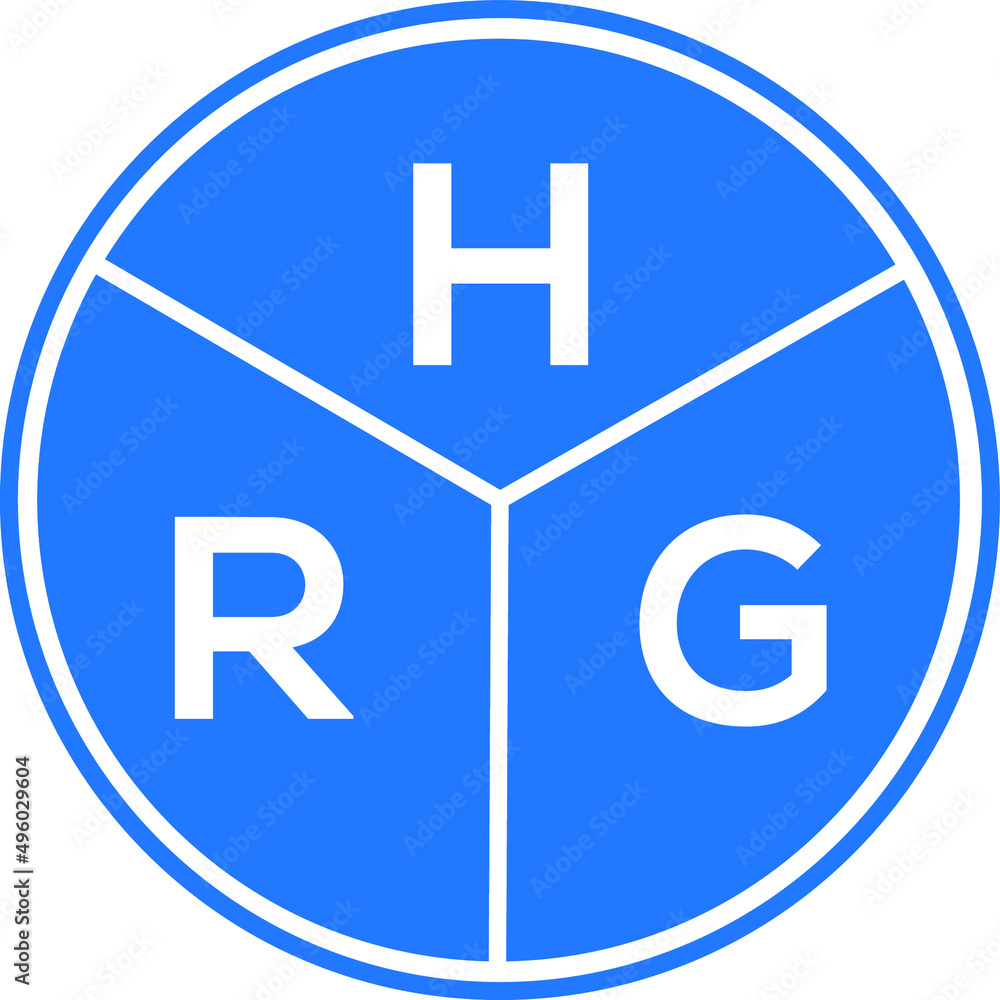 HRG letter logo design on black background. HRG creative initials letter logo concept. HRG letter design. HRG letter logo design on black background. HRG creative initials letter logo concept. HRG letter design.