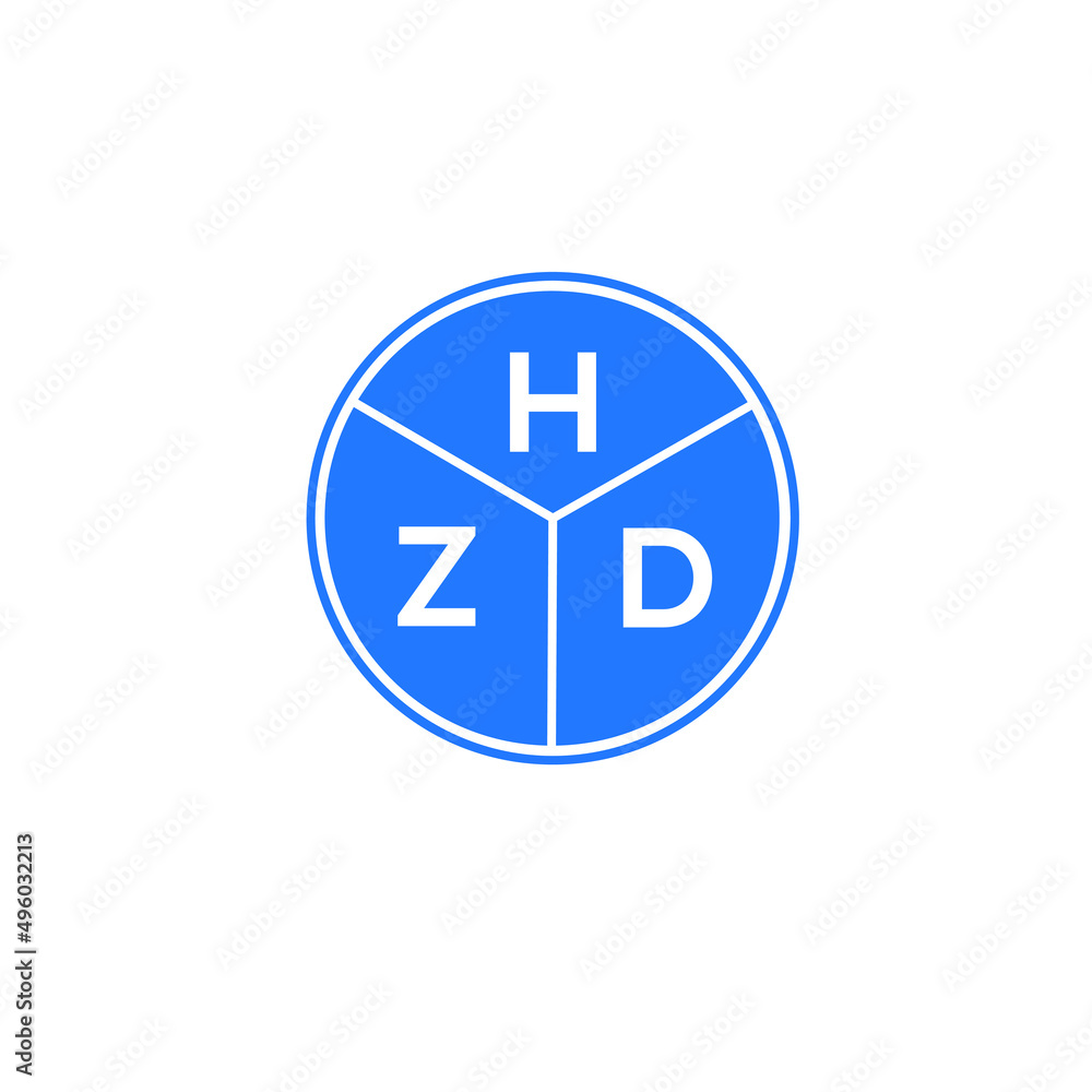 HZD letter logo design on black background. HZD creative initials letter logo concept. HZD letter design. HZD letter logo design on black background. HZD creative initials letter logo concept. HZD letter design.