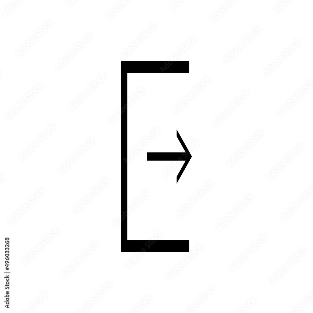 door icon illustration design element door icon illustration design element
