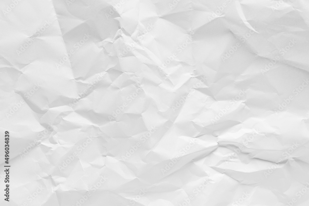 White crumpled paper texture background. White crumpled paper texture background.
