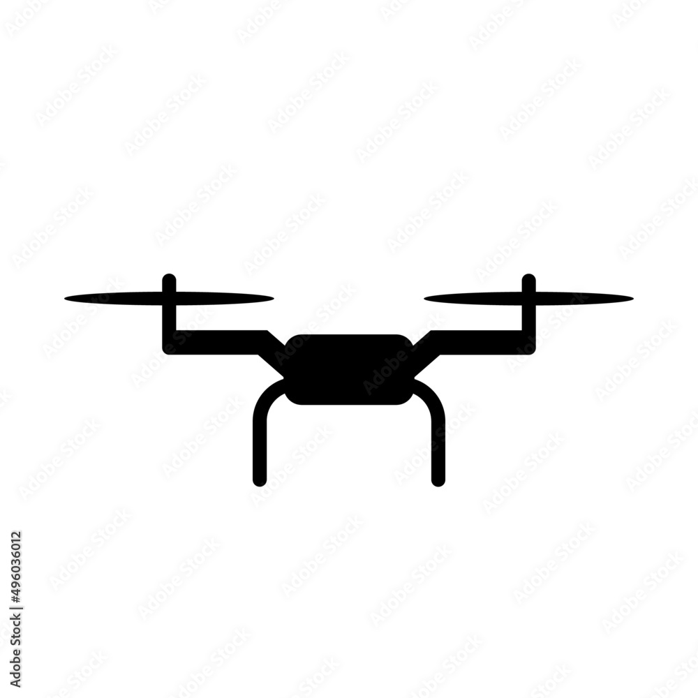 drone silhouette Logo Icon vector illustration drone silhouette Logo Icon vector illustration