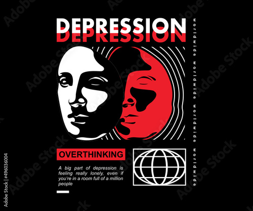 Aesthetic Graphic Design for T shirt Street Wear and Urban Style