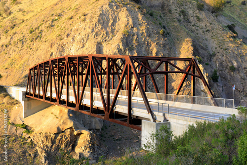 Anderson Lake Bridge. Morgan Hill, Santa Clara County, California, USA. photo