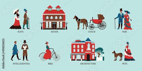 Victorian Era Compositions Set