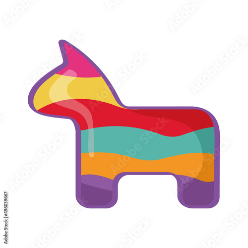 colored pinata design