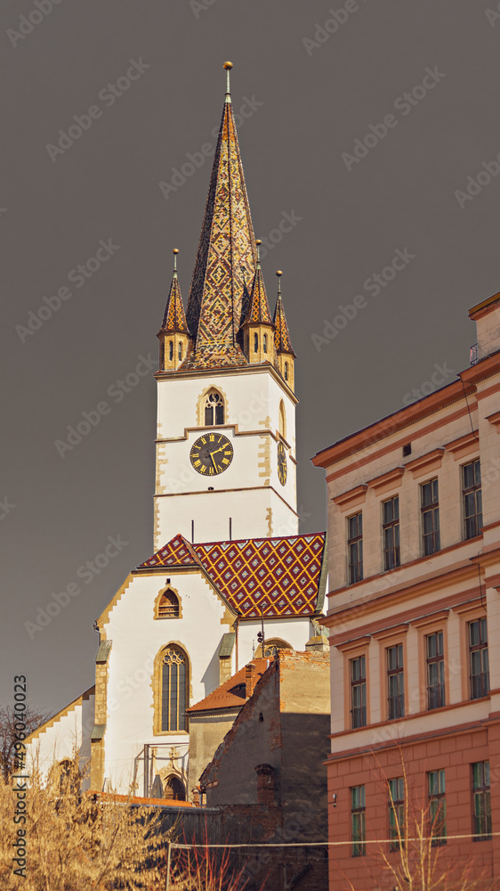 Lutheran Cathedral Of Saint Mary In Sibiu, Romania 