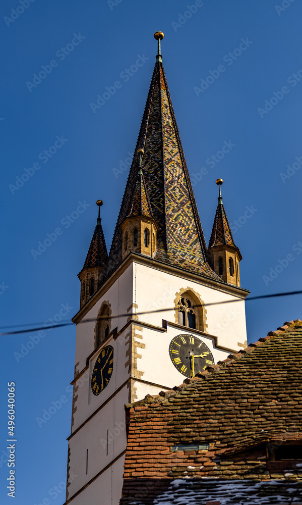 Lutheran Cathedral Of Saint Mary In Sibiu, Romania Lutheran Cathedral Of Saint Mary In Sibiu, Romania