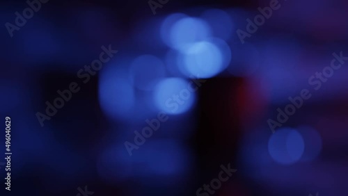 Beautiful moving light bokeh in Seamless Looping Traffic animation.,3d model and illustration.