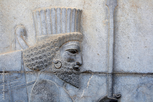 Ancient murals in Persepolis