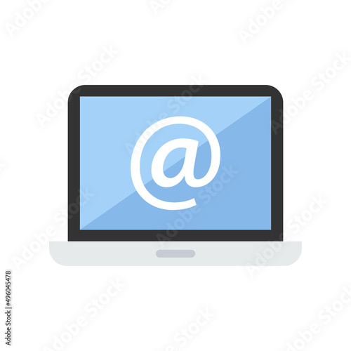 Internet laptop vector icon symbol design © Minh Do
