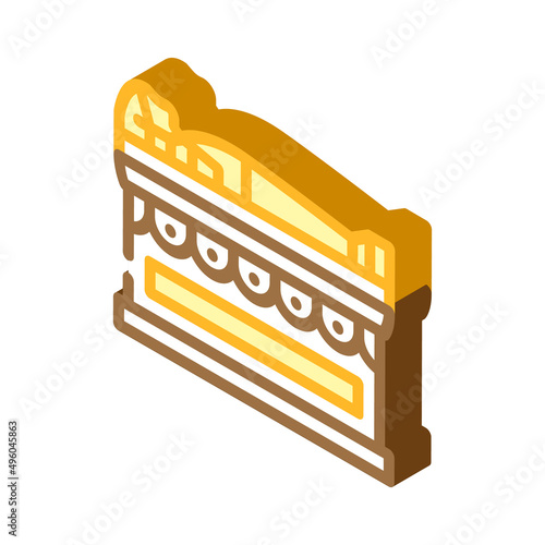 sarcophagus pharaoh isometric icon vector. sarcophagus pharaoh sign. isolated symbol illustration