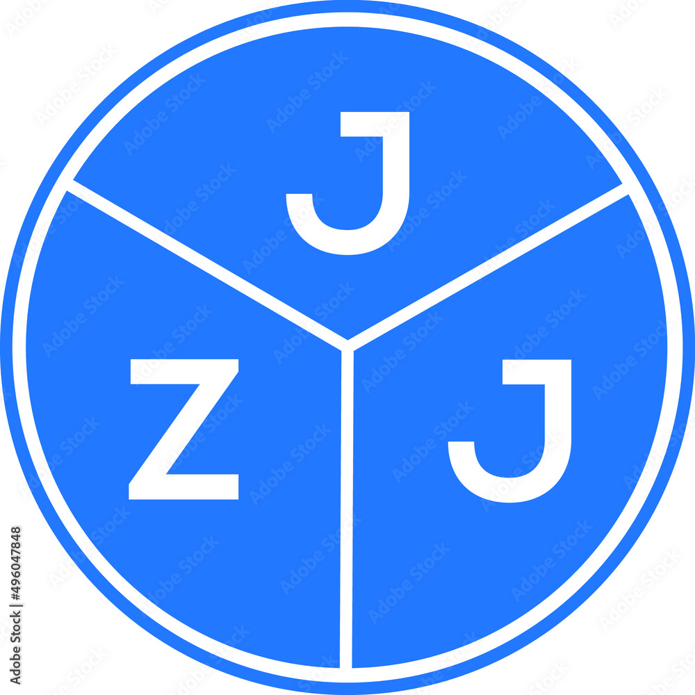 JZJ letter logo design on white background. JZJ creative circle letter logo concept. JZJ letter design. JZJ letter logo design on white background. JZJ creative circle letter logo concept. JZJ letter design.