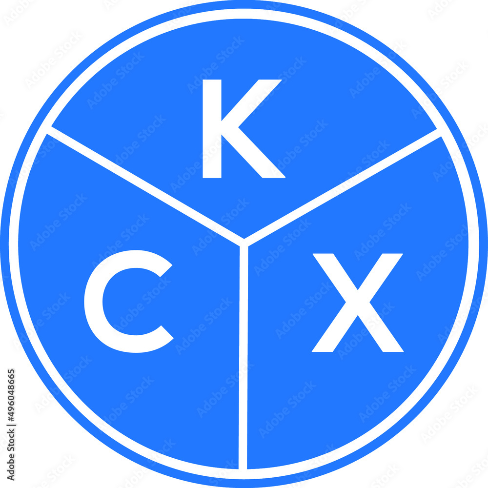 KCX letter logo design on white background. KCX creative circle letter logo concept. KCX letter design.
KCX letter logo design on white background. KCX creative circle letter logo concept. KCX letter design.