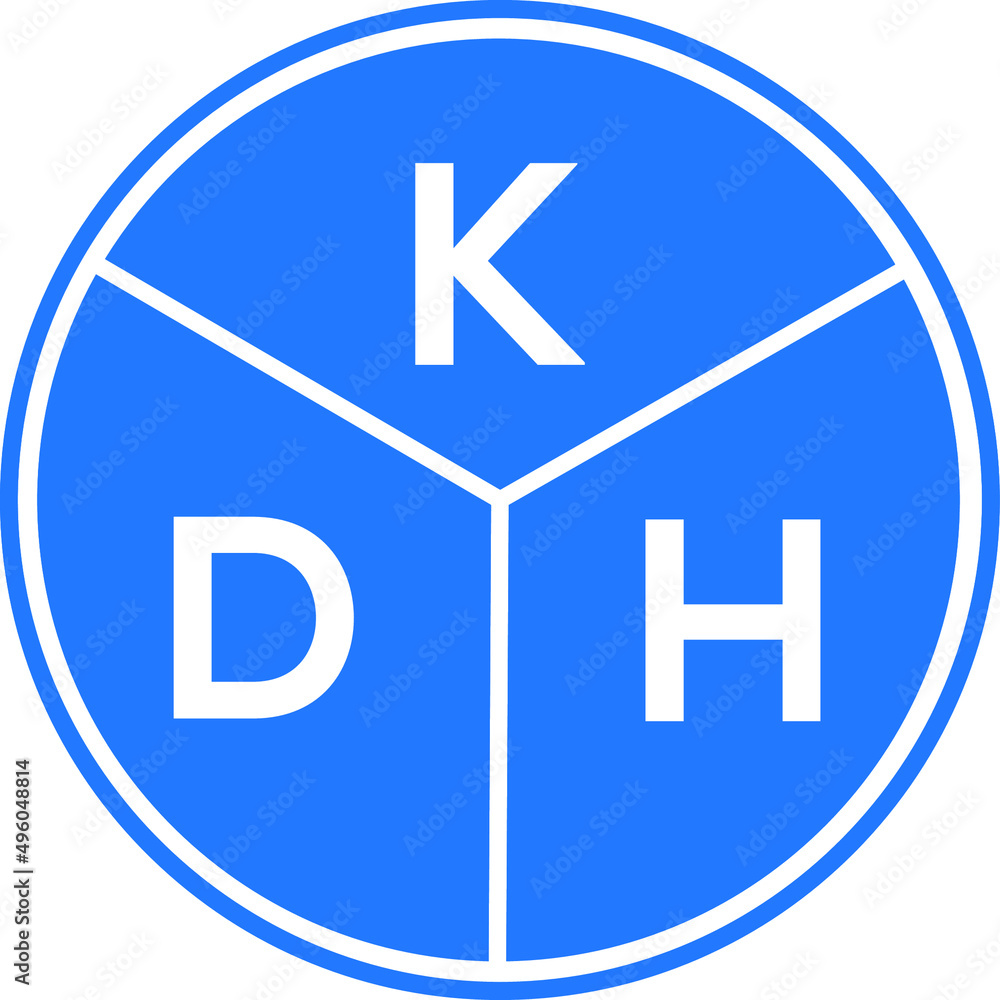 KDH letter logo design on white background. KDH creative circle letter logo concept. KDH letter design.
KDH letter logo design on white background. KDH creative circle letter logo concept. KDH letter design.