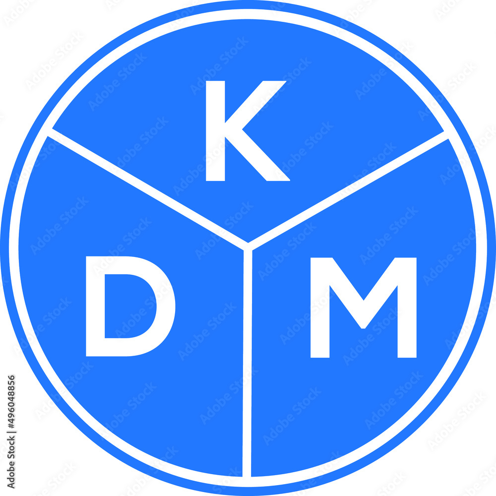 KDM letter logo design on white background. KDM creative circle letter logo concept. KDM letter design. KDM letter logo design on white background. KDM creative circle letter logo concept. KDM letter design.