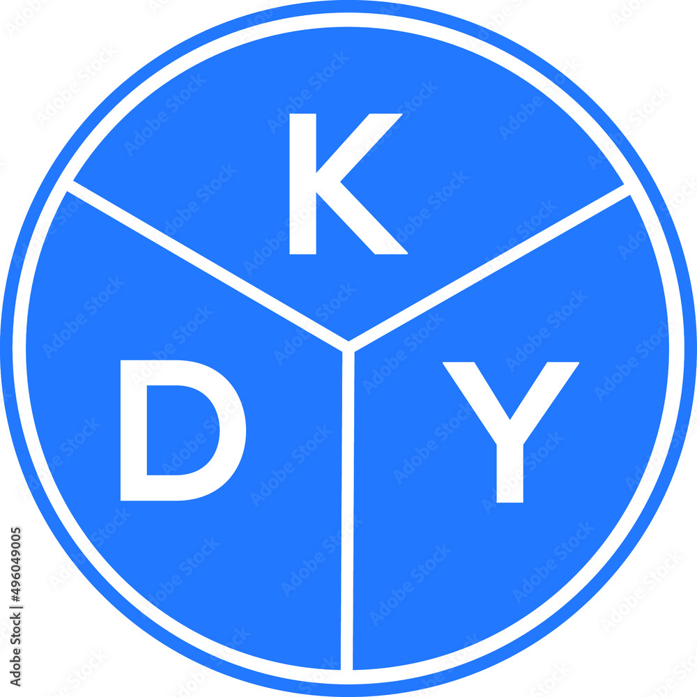 KDY letter logo design on white background. KDY creative circle letter logo concept. KDY letter design.
KDY letter logo design on white background. KDY creative circle letter logo concept. KDY letter design.