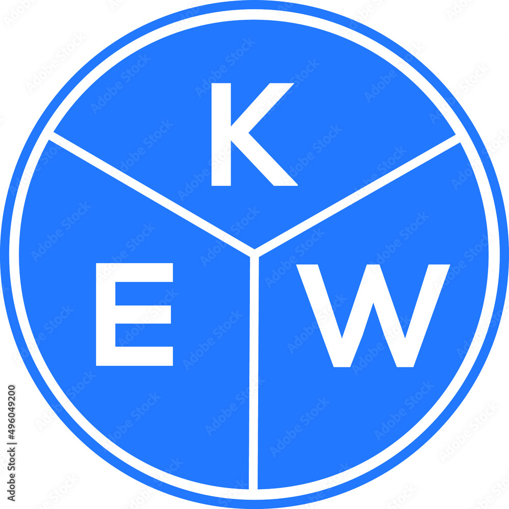 KEW letter logo design on white background. KEW creative circle letter logo concept. KEW letter design.
KEW letter logo design on white background. KEW creative circle letter logo concept. KEW letter design.