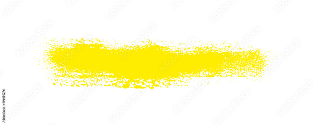 Farbstreifen gelb als Linie, Streifen oder Markierung - obrazy, fototapety, plakaty 