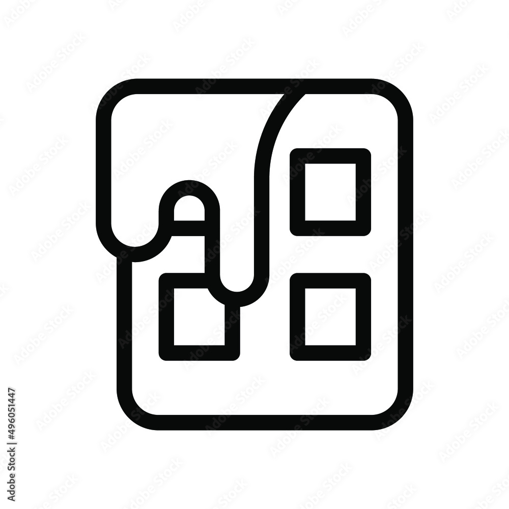 waffle line icon illustration vector graphic waffle line icon illustration vector graphic