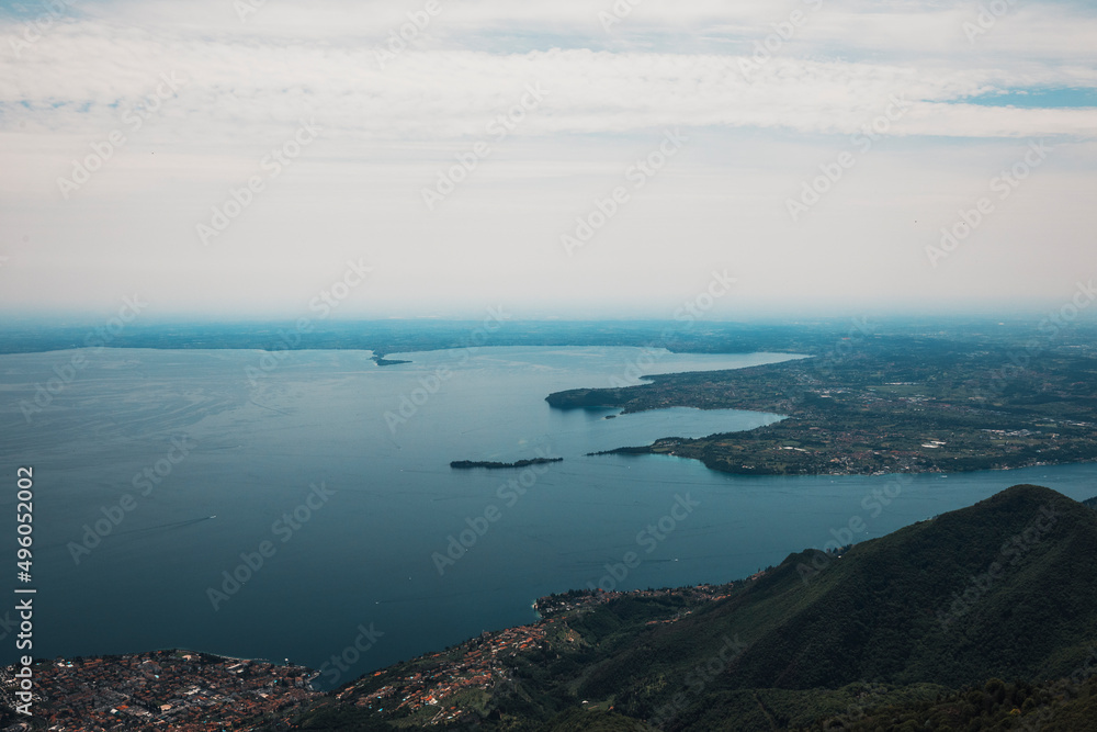 view of the coast of the lake garda view of the coast of the lake garda