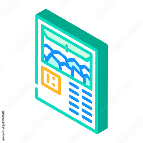 ice machines isometric icon vector. ice machines sign. isolated symbol illustration