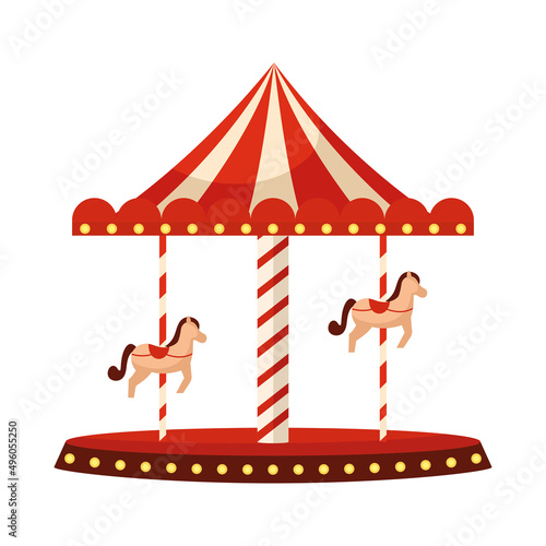 amusement horse carousel