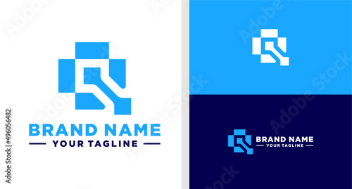 LETTER Q LOGO MONOGRAM DIGITAL EDITABLE