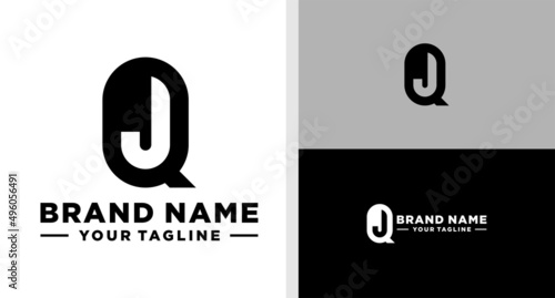 QJ LOGO MONOGRAM BOLD EDITABLE