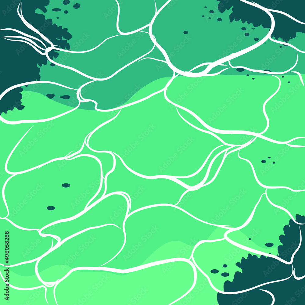 Fototapeta premium Illustration of water motif vector