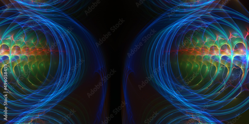 Fraktal Hologramm Flammen Hintergrund Motiv Fraktal Hologramm Flammen Hintergrund Motiv