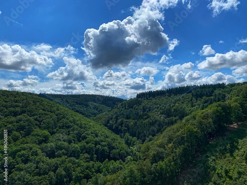 Green Landscape and sunny weather in Germany