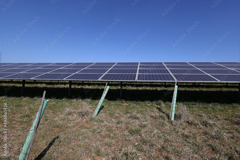 Alternative energy. Construction of a solar power plant. Alternative energy. Construction of a solar power plant.