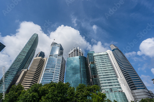 modern office building in singapore