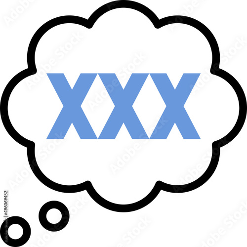 Thinking erotic icon