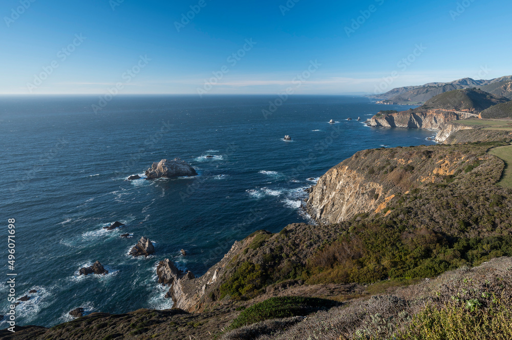 Pacific Coast Highway view in California